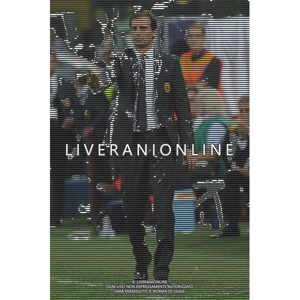 UEFA Champions League - 1Á giornata fase a gironi Gruppo C Milano 18-09-2012 Milan - Anderlecht nella foto: Massimiliano Allegri allenatore del Milan foto Roberto Garavaglia - ag. Aldo Liverani sas