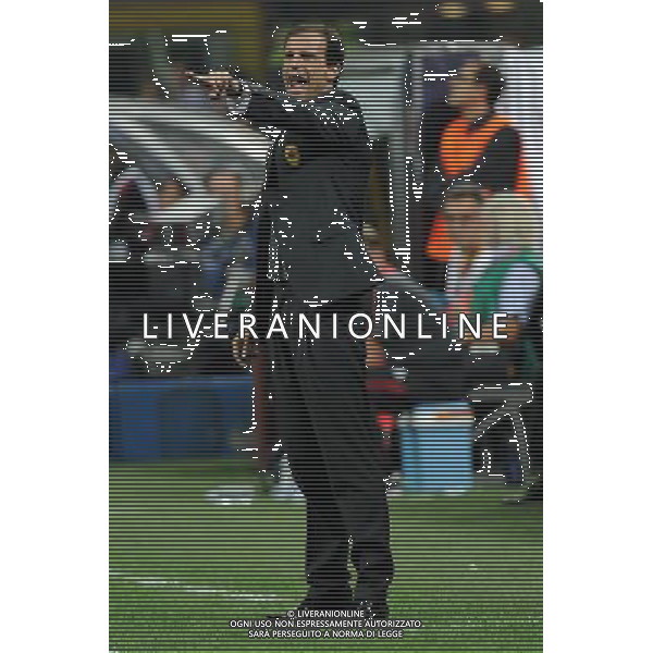 UEFA Champions League - 1Á giornata fase a gironi Gruppo C Milano 18-09-2012 Milan - Anderlecht nella foto: Massimiliano Allegri allenatore del Milan foto Roberto Garavaglia - ag. Aldo Liverani sas