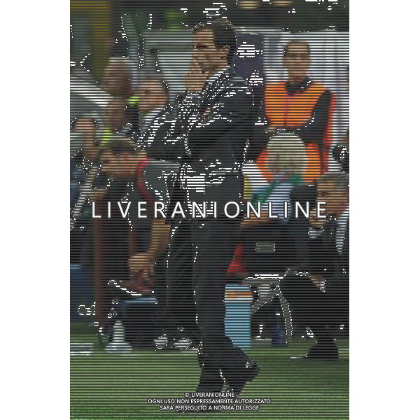 UEFA Champions League - 1Á giornata fase a gironi Gruppo C Milano 18-09-2012 Milan - Anderlecht nella foto: Massimiliano Allegri allenatore del Milan foto Roberto Garavaglia - ag. Aldo Liverani sas