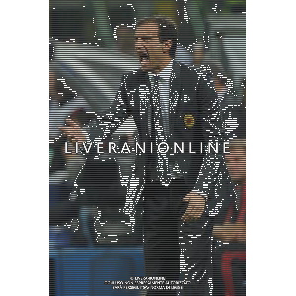 UEFA Champions League - 1Á giornata fase a gironi Gruppo C Milano 18-09-2012 Milan - Anderlecht nella foto: Massimiliano Allegri allenatore del Milan foto Roberto Garavaglia - ag. Aldo Liverani sas