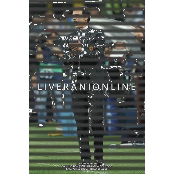 UEFA Champions League - 1Á giornata fase a gironi Gruppo C Milano 18-09-2012 Milan - Anderlecht nella foto: Massimiliano Allegri allenatore del Milan foto Roberto Garavaglia - ag. Aldo Liverani sas