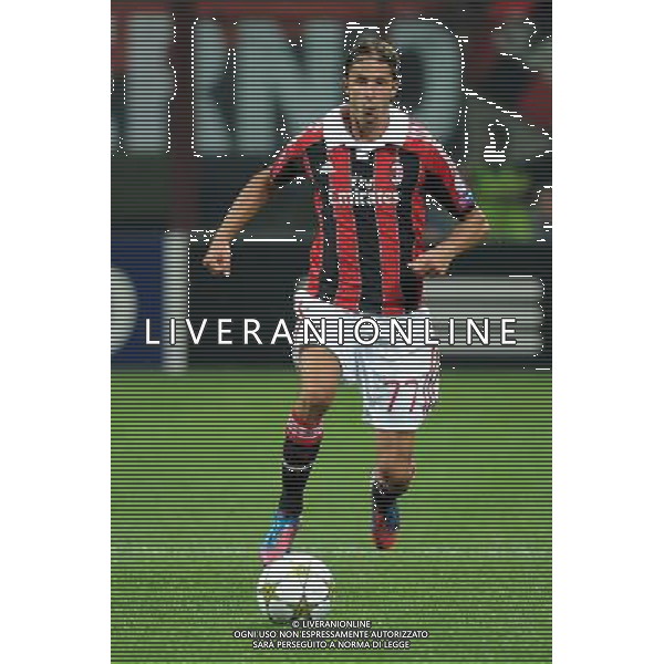 UEFA Champions League - 1Á giornata fase a gironi Gruppo C Milano 18-09-2012 Milan - Anderlecht nella foto: Luca Antonini (Milan) foto Roberto Garavaglia - ag. Aldo Liverani sas