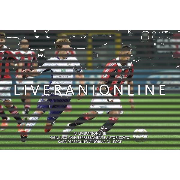 UEFA Champions League - 1Á giornata fase a gironi Gruppo C Milano 18-09-2012 Milan - Anderlecht nella foto: Kevin Prince Boateng (Milan) e sulla SX Lucas Biglia (Anderlecht) foto Roberto Garavaglia - ag. Aldo Liverani sas