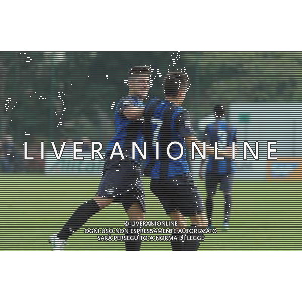 INTER - LIVERPOOL NEXT GENERATION 2012/2013 MILANO 19-09-2012 NELLA FOTO: ESULTANZA DOPO IL GOL NICCOLO\' BELLONI ©RAVEZZANI/AGENZIA ALDO LIVERANI SAS 