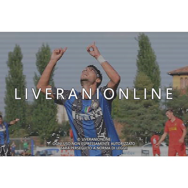 INTER - LIVERPOOL NEXT GENERATION 2012/2013 MILANO 19-09-2012 NELLA FOTO: ESULTANZA DOPO IL GOL DI LUCA GARRITANO ©RAVEZZANI/AGENZIA ALDO LIVERANI SAS 