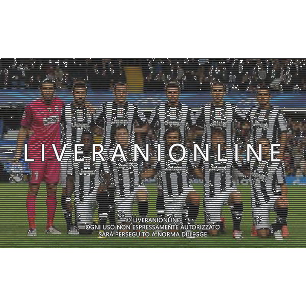UEFA Champions League 2012/2013 Gruppo E Londra - 19.09.2012 Chelsea-Juventus Nella Foto:juventus squadra formazione /Ph.Vitez-Ag. Aldo Liverani