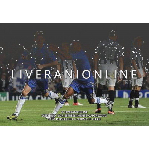 UEFA Champions League 2012/2013 Gruppo E Londra - 19.09.2012 Chelsea-Juventus Nella Foto:oscar esulta secondo gol /Ph.Vitez-Ag. Aldo Liverani