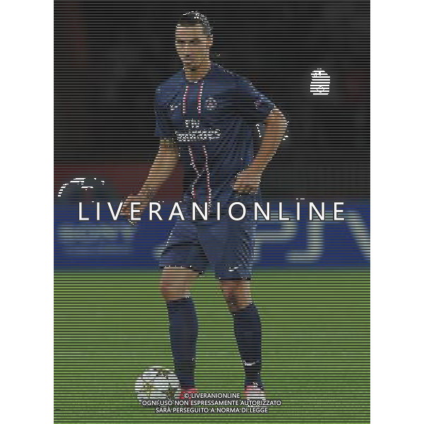 UEFA Champions League 2012/2013 Gruppo A Parigi - 18.09.2012 Paris Saint Germain-Dinamo Kiev Nella Foto:Ibrahimovic Zlatan /Ph.Vitez-Ag. Aldo Liverani
