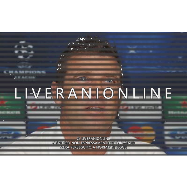 Massimo Carrera, Chelsea v Juventus UEFA Champions League Press Conference, Stamford Bridge, London. 18.09.12 ©photoshot/AGENZIA ALDO LIVERANI SAS - ITALY ONLY - Chelsea, Juventus - UEFA Champions League Conferenza stampa, Stamford Bridge, Londra. 18.09.2012