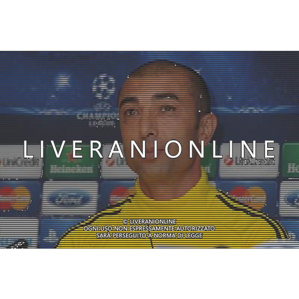 Roberto Di Matteo, Chelsea v Juventus UEFA Champions League Press Conference, Stamford Bridge, London. 18.09.12 ©photoshot/AGENZIA ALDO LIVERANI SAS - ITALY ONLY - Chelsea, Juventus - UEFA Champions League Conferenza stampa, Stamford Bridge, Londra. 18.09.2012