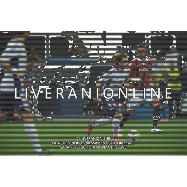 MILANO, 18-09-2012 / ©FOTO GIORGIO RAVEZZANI UEFA CHAMPIONS LEAGUE MILAN-ANDERLECHT 0-0 NELLA FOTO: LUCAS BIGLIA AG ALDO LIVERANI S A S