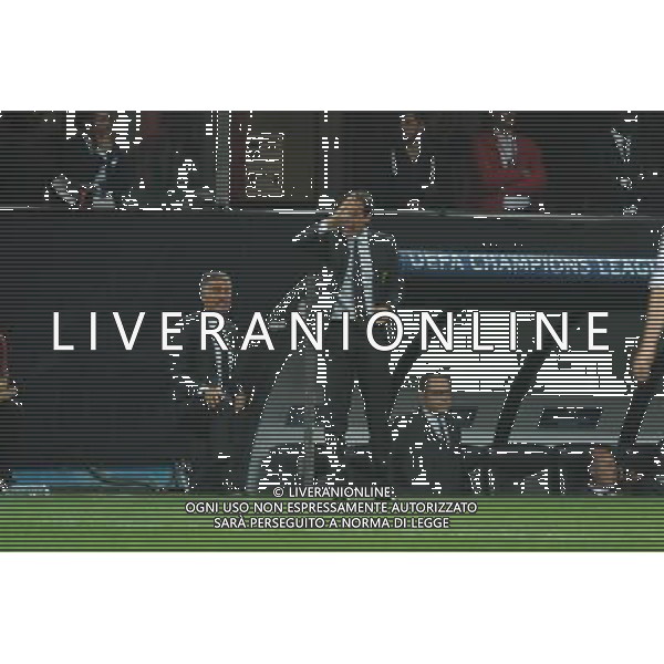 MILANO, 18-09-2012 / ©FOTO GIORGIO RAVEZZANI UEFA CHAMPIONS LEAGUE MILAN-ANDERLECHT 0-0 NELLA FOTO: MAURO TASSOTTI - MASSIMILIANO ALLEGRI AG ALDO LIVERANI S A S