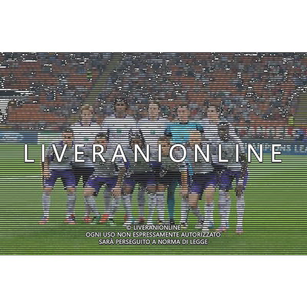 MILANO, 18-09-2012 / ©FOTO GIORGIO RAVEZZANI UEFA CHAMPIONS LEAGUE MILAN-ANDERLECHT 0-0 NELLA FOTO: FORMAZIONE ANDERLECHT AG ALDO LIVERANI S A S