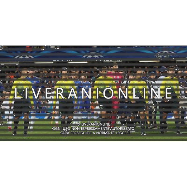 UEFA Champions League 2012/2013 Gruppo E Londra - 19.09.2012 Chelsea-Juventus Nella Foto:I cinque arbitri /Ph.Vitez-Ag. Aldo Liverani
