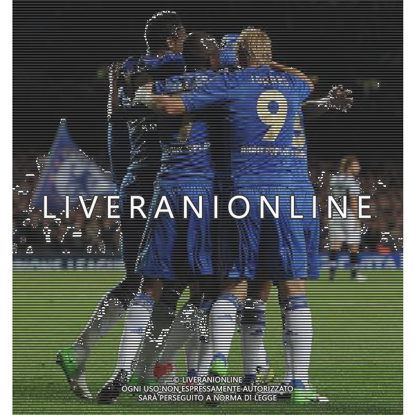 UEFA Champions League 2012/2013 Gruppo E Londra - 19.09.2012 Chelsea-Juventus Nella Foto:Esultanza Chelsea /Ph.Vitez-Ag. Aldo Liverani