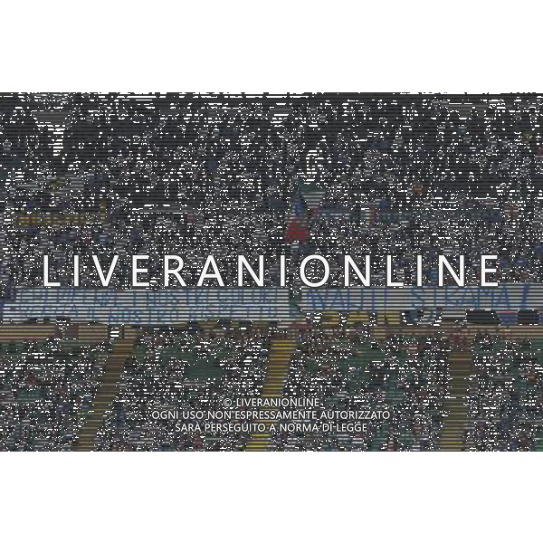 INTER-RUBIN KAZAN UEFA EUROPA LEAGUE MILANO 20-09-2012 NELLA FOTO: STRISCIONE DEI TIFOSI INTER © RAVEZZANI/Agenzia Aldo Liverani Sas 
