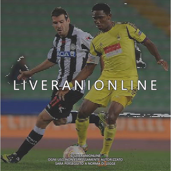 UEFA Europa League 2012/2013 Gruppo A Udine - 20.09.2012 Udinese-Anzhi Nella Foto:Eto\'o Samuel-Lazzari Andrea /Ph.Vitez-Ag. Aldo Liverani