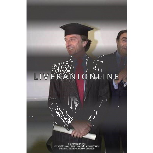 MODENA 2000 HONORIS CAUSA A LUCA CORDERO DI MONTEZEMOLO NELLA FOTO LUCA CORDERO DI MONTEZEMOLO RICEVE HONORIS CAUSA AG ALDO LIVERANI S A S