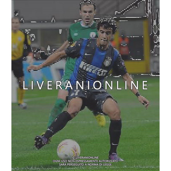 MILANO, 20-09-2012 / ©FOTO GIORGIO RAVEZZANI EUROPA LEAGUE INTER-RUBIN KAZAN 2-2 NELLA FOTO: PHILIPPE COUTINHO 