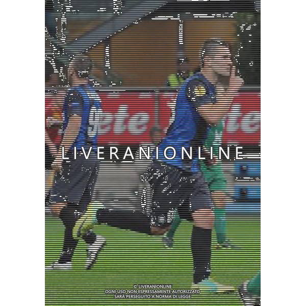 MILANO, 20-09-2012 / ©FOTO GIORGIO RAVEZZANI EUROPA LEAGUE INTER-RUBIN KAZAN 2-2 NELLA FOTO: ESULTANZA DOPO GOAL MARKO LIVAJA 