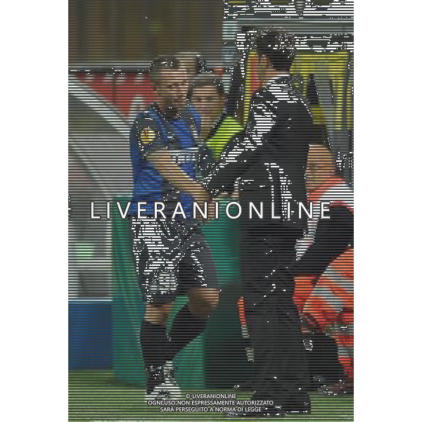 MILANO, 20-09-2012 / ©FOTO GIORGIO RAVEZZANI EUROPA LEAGUE INTER-RUBIN KAZAN 2-2 NELLA FOTO: ANTONIO CASSANO - ANDREA STRAMACCIONI 