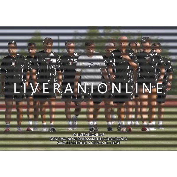 Sportilia 3 Agosto 2004 Ritiro Arbitri serie A - B Nella foto: Arbitri in allenamento ph Simone Rosa / Aldo Liverani