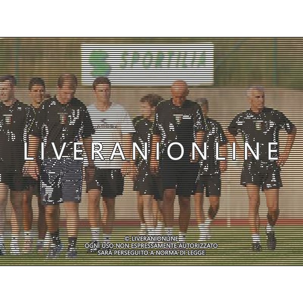Sportilia 3 Agosto 2004 Ritiro Arbitri serie A - B Nella foto: Arbitri in allenamento ph Simone Rosa / Aldo Liverani