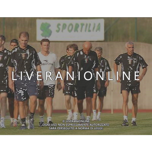 Sportilia 3 Agosto 2004 Ritiro Arbitri serie A - B Nella foto: Arbitri in allenamento ph Simone Rosa / Aldo Liverani