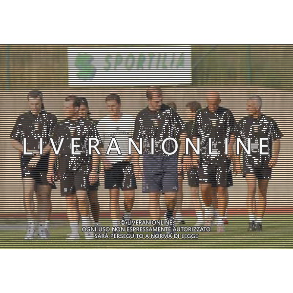 Sportilia 3 Agosto 2004 Ritiro Arbitri serie A - B Nella foto: Arbitri in allenamento ph Simone Rosa / Aldo Liverani