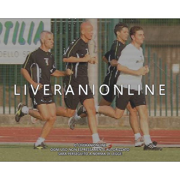 Sportilia 3 Agosto 2004 Ritiro Arbitri serie A - B Nella foto: Arbitri in allenamento ph Simone Rosa / Aldo Liverani