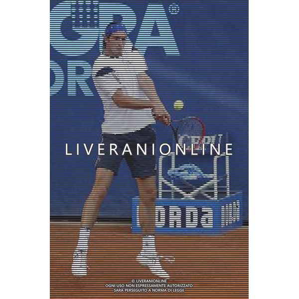 San Marino, 01 / 08 / 2004 Torneo Open di San Marino 2004 Finale Singolo Potito Starace - Hugo Armando Nella Foto: Potito Starace ph Simone Rosa / Aldo Liverani 