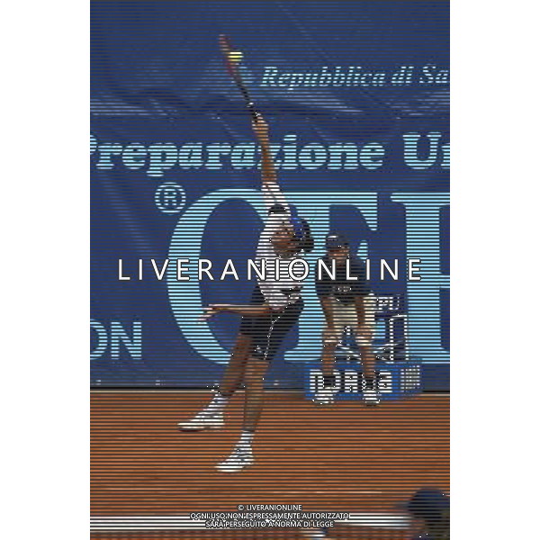 San Marino, 01 / 08 / 2004 Torneo Open di San Marino 2004 Finale Singolo Potito Starace - Hugo Armando Nella Foto: Potito Starace ph Simone Rosa / Aldo Liverani 