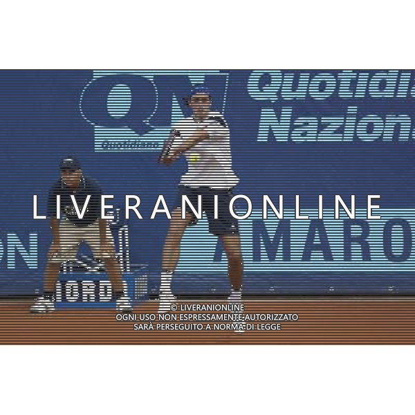 San Marino, 01 / 08 / 2004 Torneo Open di San Marino 2004 Finale Singolo Potito Starace - Hugo Armando Nella Foto: Potito Starace ph Simone Rosa / Aldo Liverani 