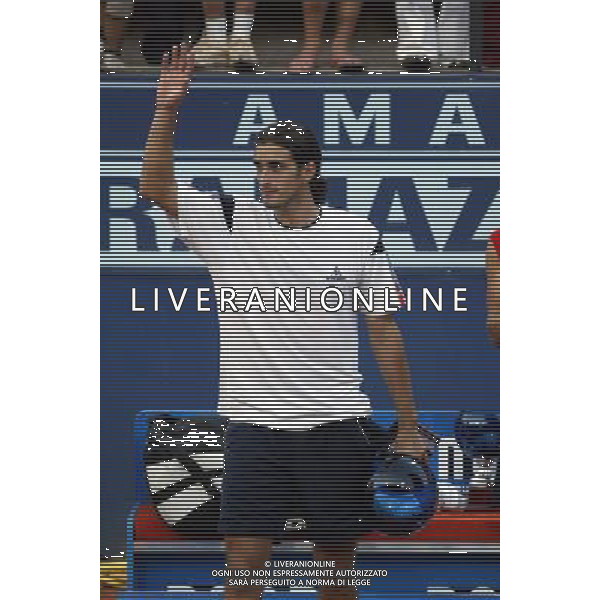 San Marino, 01 / 08 / 2004 Torneo Open di San Marino 2004 Finale Singolo Potito Starace - Hugo Armando Nella Foto: Potito Starace ph Simone Rosa / Aldo Liverani 