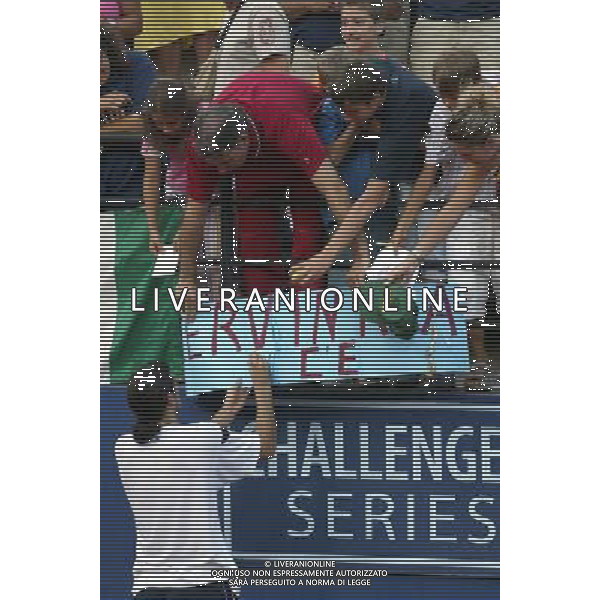 San Marino, 01 / 08 / 2004 Torneo Open di San Marino 2004 Finale Singolo Potito Starace - Hugo Armando Nella Foto: Potito Starace ph Simone Rosa / Aldo Liverani 