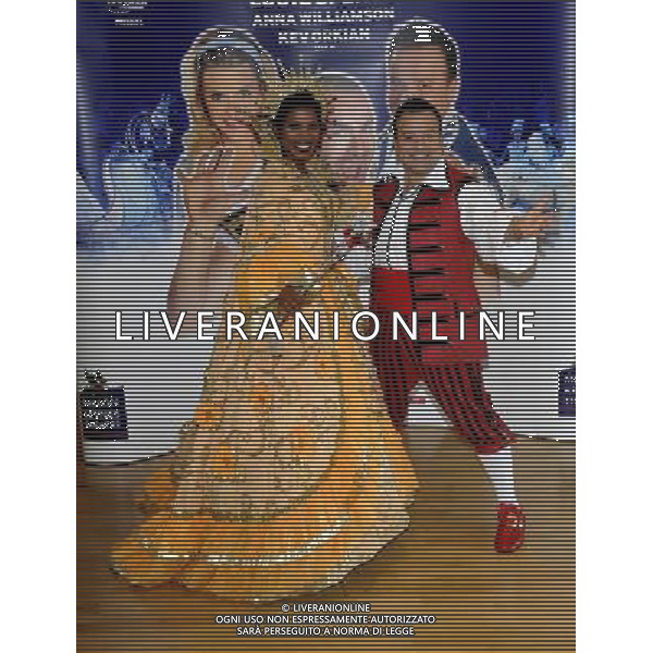 denise Pearson and kev orkian at the press launch for the MILTON KEYNES THEATRE Pantomime Cinderella (07 Dec Ð 06 Jan) - ©PHOTOSHOT/AGENZIA ALDO LIVERANI SAS - ITALY ONLY - EDITORIAL USE ONLY