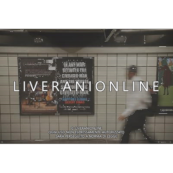 An advertisement in the subway in New York supports Israel and promotes defeating Jihad, referring to Jihadists as savages, is seen in the Times Square subway station on Monday, September 24, 2012. The controversial poster is from the American Freedom Defense Initiative, a group run by Pamela Geller who also runs the Stop Islamization of America group. Â©photoshot/Agenzia Aldo Liverani ITALY ONLY vedute citta\' di New York