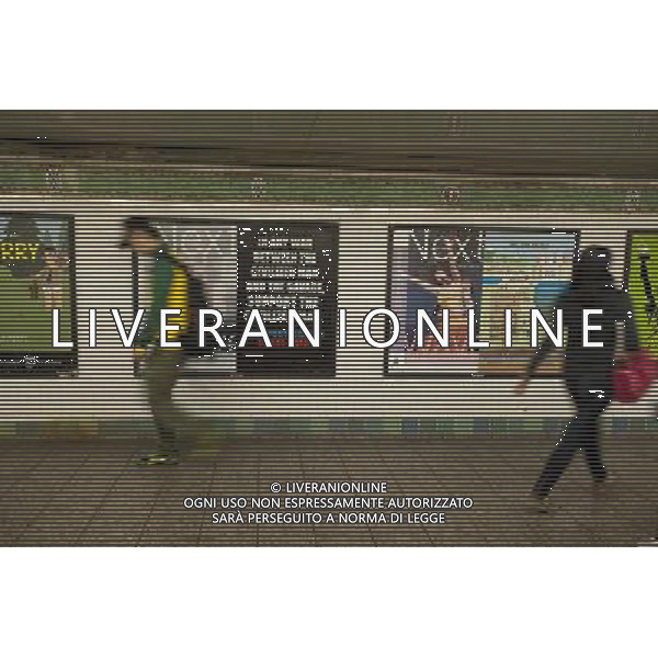 An advertisement in the subway in New York supports Israel and promotes defeating Jihad, referring to Jihadists as savages, is seen in the Times Square subway station on Monday, September 24, 2012. The controversial poster is from the American Freedom Defense Initiative, a group run by Pamela Geller who also runs the Stop Islamization of America group. Â©photoshot/Agenzia Aldo Liverani ITALY ONLY vedute citta\' di New York