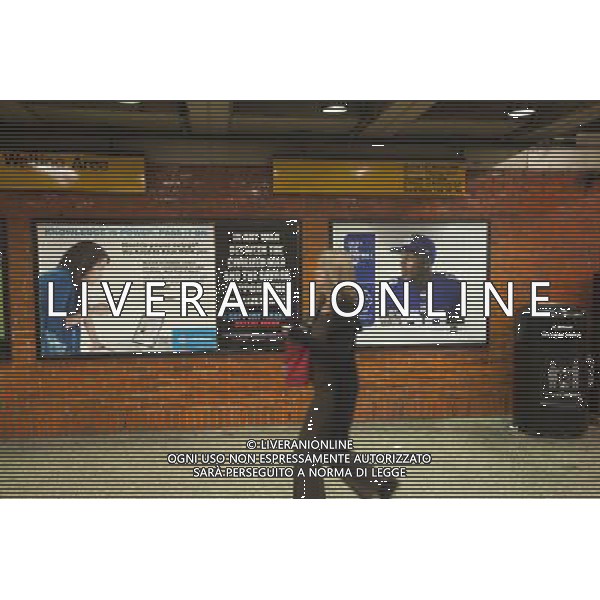 An advertisement in the subway in New York supports Israel and promotes defeating Jihad, referring to Jihadists as savages, is seen in the West 49th Street subway station on Monday, September 24, 2012. The controversial poster is from the American Freedom Defense Initiative, a group run by Pamela Geller who also runs the Stop Islamization of America group. Â©photoshot/Agenzia Aldo Liverani ITALY ONLY vedute citta\' di New York