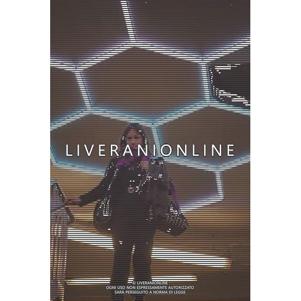 The Bleecker Street to Broadway-Laffayette stations\' transfer has its grand opening in the New York subway on Tuesday, September 25, 2012. Because of the quirky nature of the subway system, which were originally three competing companies, various transfers between neighboring stations were never built. The transfer from the IND at Broadway-Lafayette to the uptown IRT Bleecker Street is one of them. The bane of many commuters existence, the $127 million transfer is now available, complete with five new elevators and an LED artwork entitled \'Hive\' on the ceiling. Â©photoshot/Agenzia Aldo Liverani ITALY ONLY vedute citta\' di New York