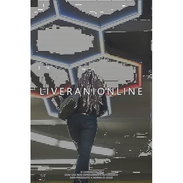 The Bleecker Street to Broadway-Laffayette stations\' transfer has its grand opening in the New York subway on Tuesday, September 25, 2012. Because of the quirky nature of the subway system, which were originally three competing companies, various transfers between neighboring stations were never built. The transfer from the IND at Broadway-Lafayette to the uptown IRT Bleecker Street is one of them. The bane of many commuters existence, the $127 million transfer is now available, complete with five new elevators and an LED artwork entitled \'Hive\' on the ceiling. ©photoshot/Agenzia Aldo Liverani ITALY ONLY vedute citta\' di New York