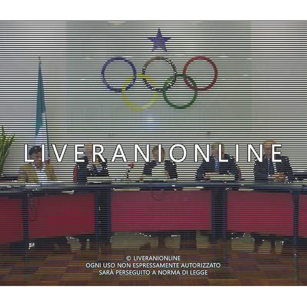 ROMA, 05 / 07 / 2004 RIUNIONE GIUNTA DEL CONI NELLA FOTO: LA GIUNTA PH LEONARDO CAVALLO / ALDO LIVERANI 