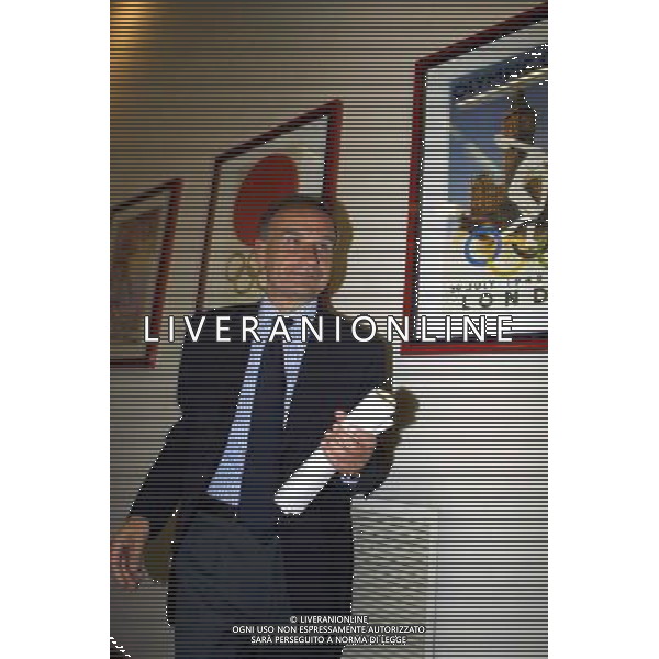 ROMA, 05 / 07 / 2004 RIUNIONE GIUNTA DEL CONI NELLA FOTO: IL PRESIDENTE DEL CONI GIOVANNI PETRUCCI PH LEONARDO CAVALLO / ALDO LIVERANI 