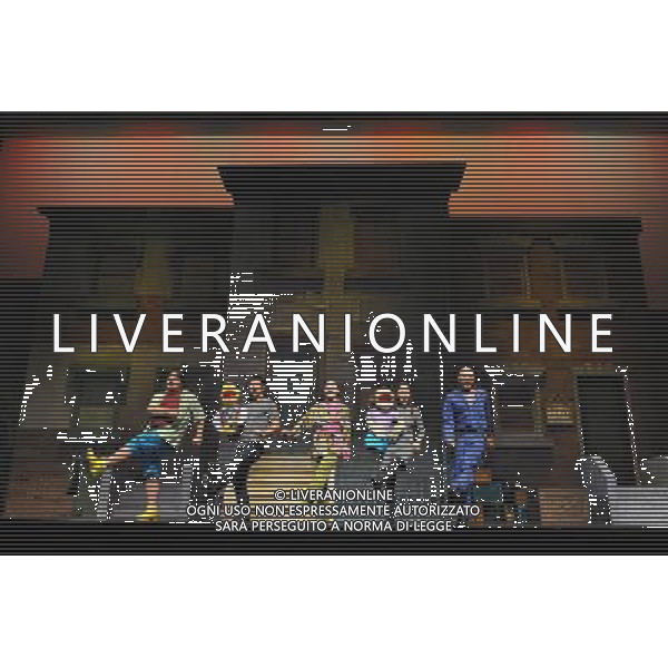 (120927) -- SINGAPORE, Sept. 27, 2012 () -- Artists perform during the premiere of Broadway musical \'Avenue Q\' at the Marina Bay Sands theatre in Singapore, Sept. 27, 2012. (/Then Chih Wey) (nxl) /Agenzia Aldo Liverani sas/ITALY ONLY - EDITORIAL USE ONLY