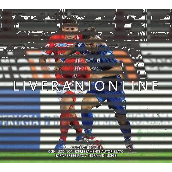 PERUGIA-PISA LEGA PRO 28/09/2012 NELLA FOTO DI TACCHIO-PEREZ FOT SETTONCE-AG ALDO LIVERANI S A S