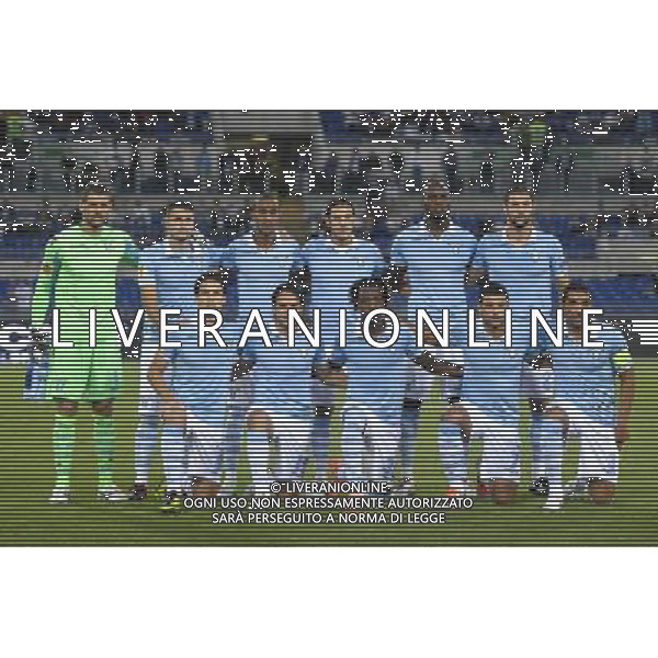 Roma - 04/10/2012 - Stadio Olimpico - Uefa Europa League 2012/2013 - Girone J - Lazio vs Maribor - nella foto: La formazione della Lazio å© Fabrizio Corradetti - Ag. Aldo Liverani sas