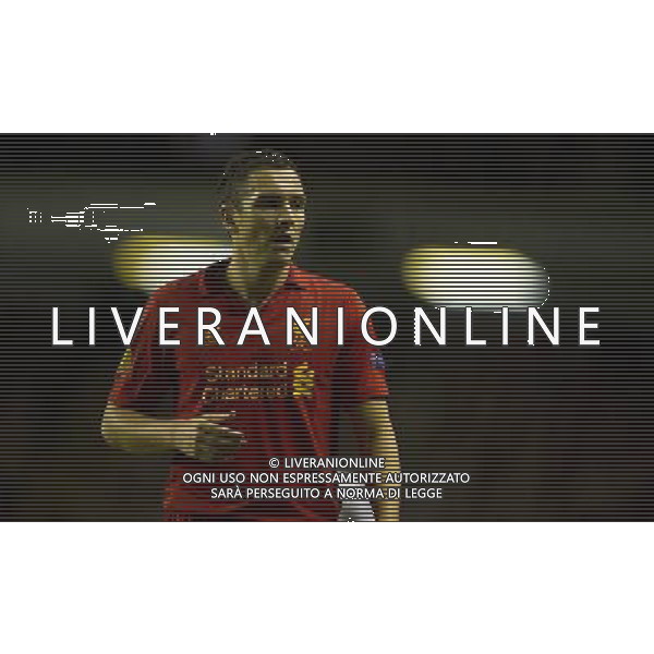 Liverpool\'s Stewart Downing Football - UEFA Europa League Group A - Liverpool v Udinese - Thursday 4th October 2012 - Anfield - Liverpool - å© CameraSport - 43 Linden Ave. Countesthorpe. Leicester. England. LE8 5PG - Tel: +44 (0) 116 277 4147 - admin@camerasport.com - www.camerasport.co /AGENZIA ALDO LIVERANI SAS - ITALY ONLY - EDITORIAL USE ONLY