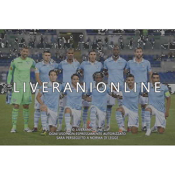 Roma - 04/10/2012 - Stadio Olimpico - Uefa Europa League 2012/2013 - Girone J - Lazio vs Maribor - nella foto: Formazione della Lazio Â© Fabrizio Corradetti - Ag. Aldo Liverani sas