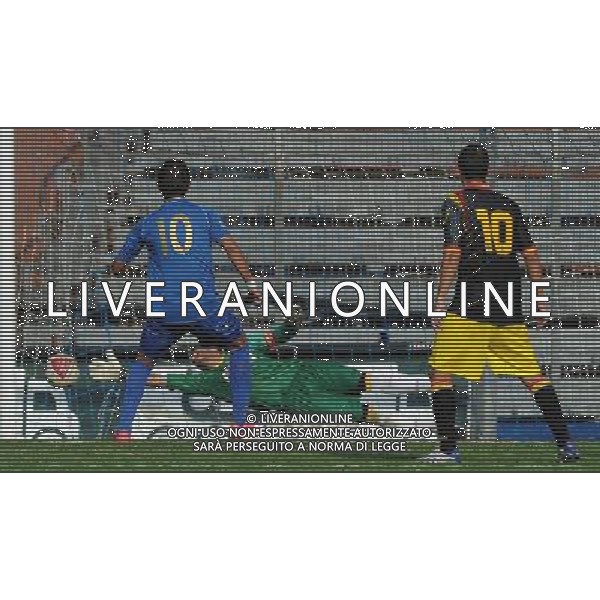 Campionato di Calcio Lega Pro Prima Divisione Girone A 2012/2013 5Â°Giornata Como - 07.10.2012 Como-Lecce Nella Foto:Tremolada Luca gol /Ph.Vitez-Ag. Aldo Liverani