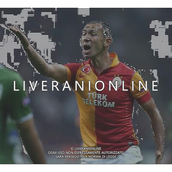 GALATASARAY-BRAGA CHAMPIONS LEAGUE 03/10/2012 NELLA FOTO UMUT BULUT AG ALDO LIVERANI S A S ONLY ITALY